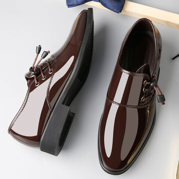 Lace-Up Leather Shoes Men Business Casual Shoes Men - ZenWearables