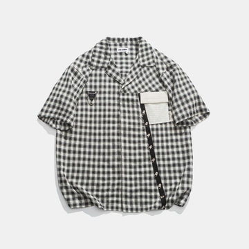 Men & Women Trendy Loose Sports And Leisure Plaid Shirt - ZenWearables