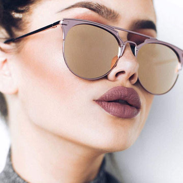 Luxury Vintage Round Sunglasses Women Brand Designer - ZenWearables