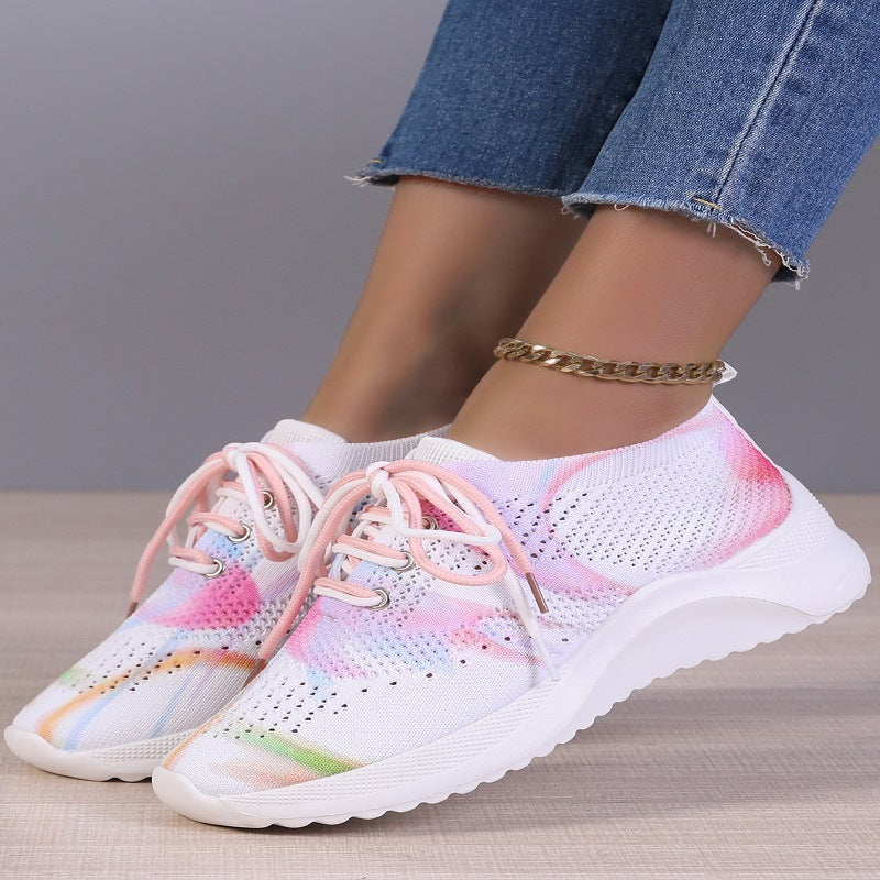 Sports Shoes Graffiti Colorful Women - ZenWearables